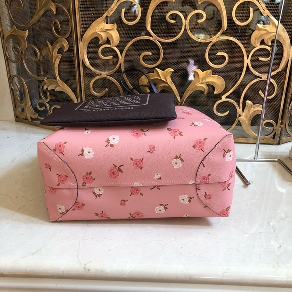 3pcs Coach Peony reversible Tote&wristlet&wallet - Picture 6 of 8